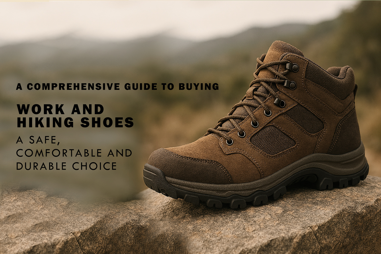 برای خرید کفش کار و طبیعت‌ گردی