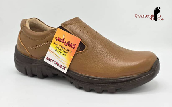 کفش چرم طبیعی کمپ مدل کلارک